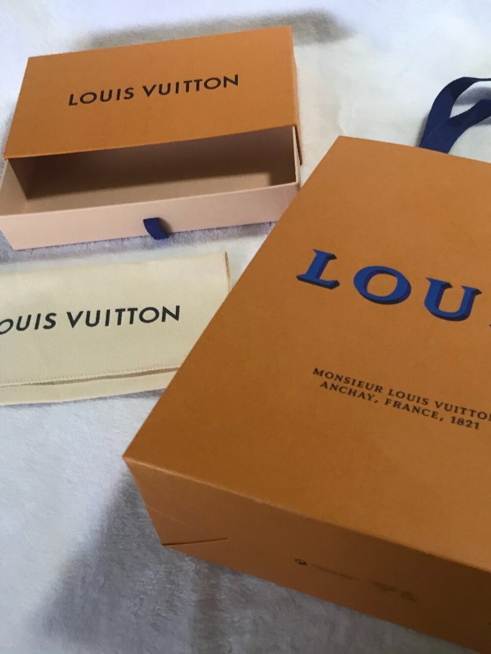 Louis Vuitton LV Empty Packaging Set Shopping Bag Box Dust Bag